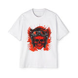 Skull Biker Graphic Tee-INNBLAC Fashion Apparel