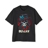 Skull Outlaw Graphic Tee-INNBLAC Fashion Apparel