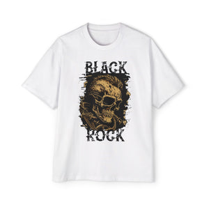 Skull Black Rock Graphic Tee-INNBLAC Fashion Apparel