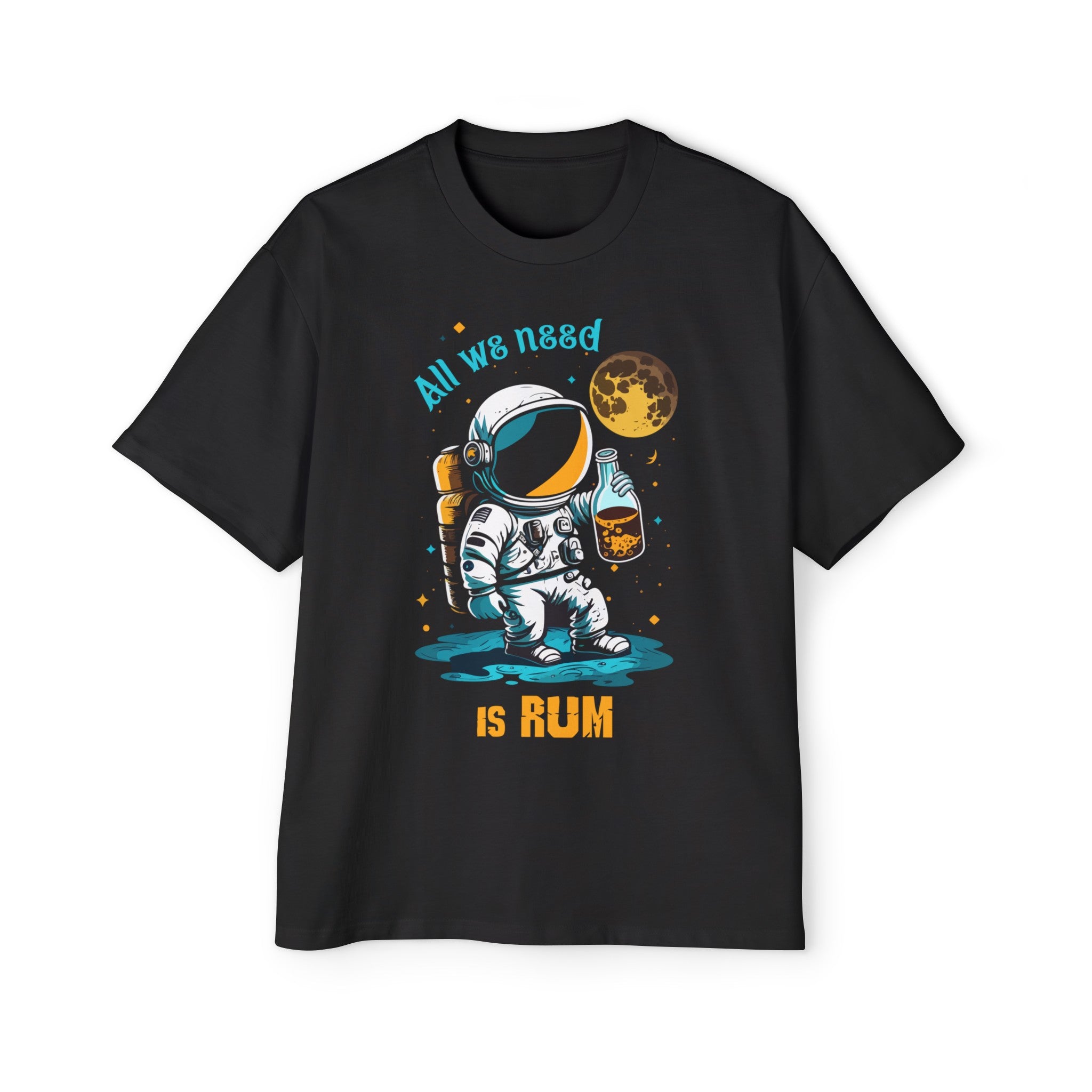 All We Need Is Rum Graphic Tee-INNBLAC Fashion Apparel