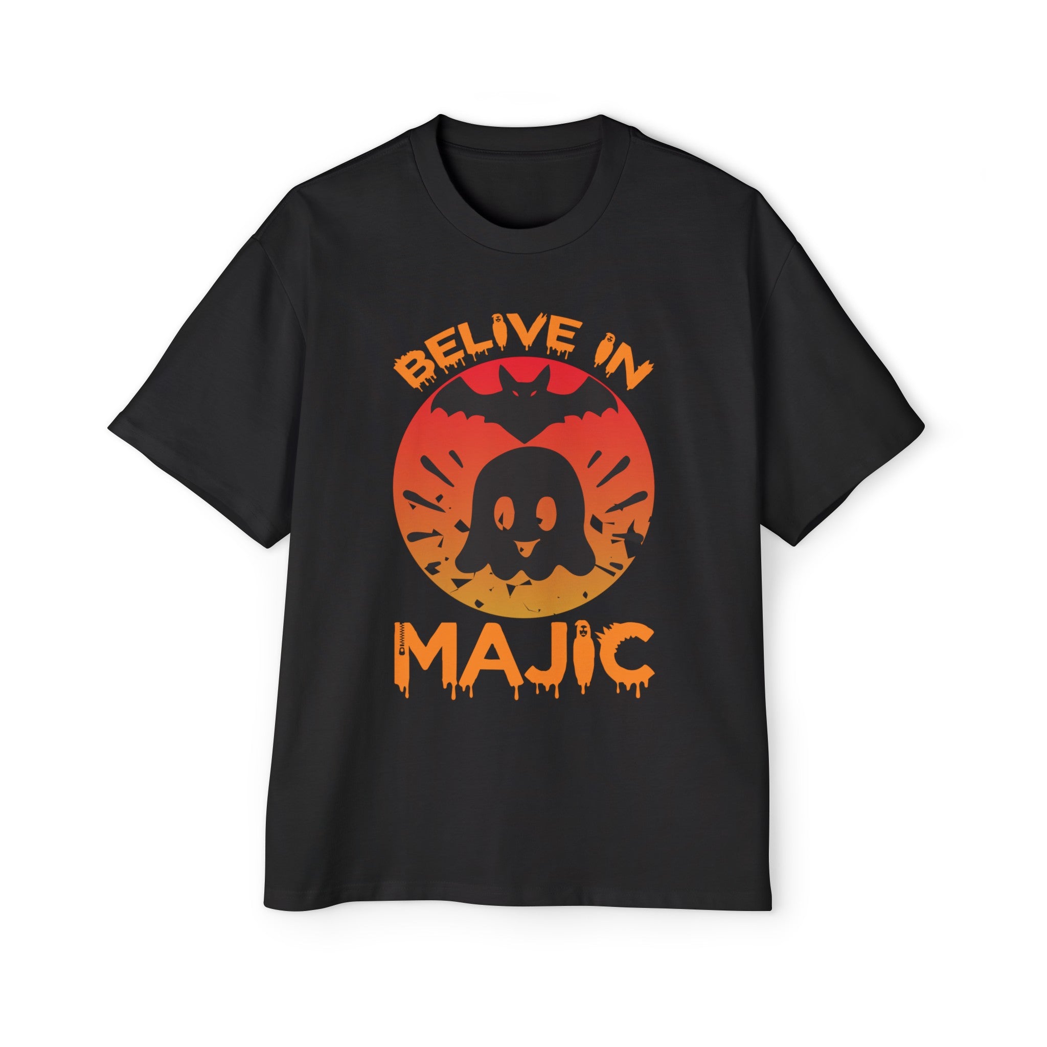 Belive In Majic Halloween Graphic Tee-INNBLAC Fashion Apparel