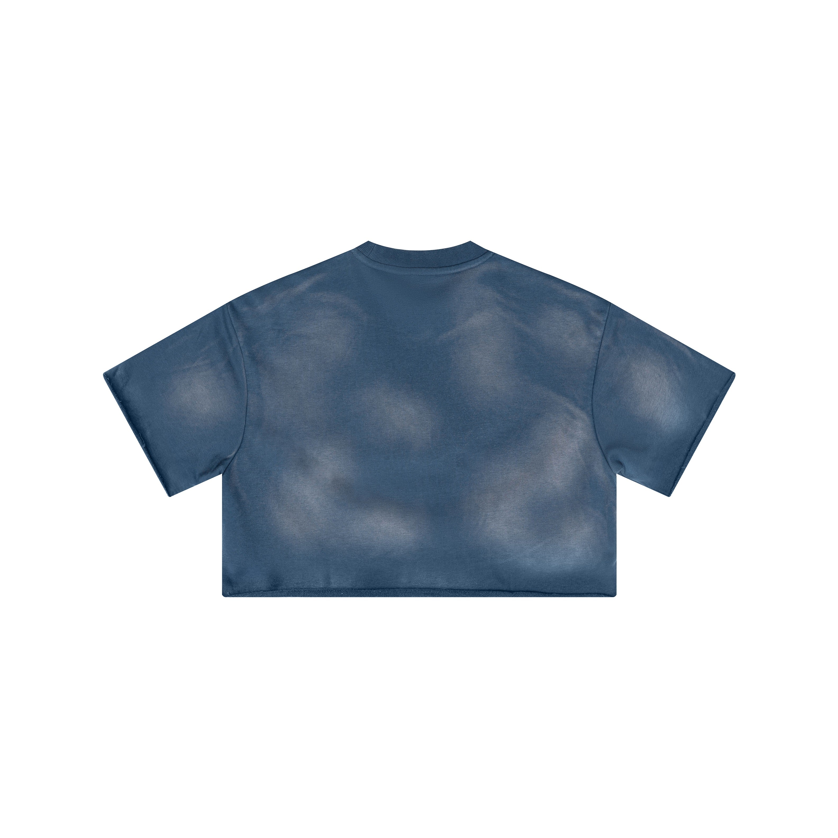 Heavyweight Washed Crop T Shirt-INNBLAC Fashion Apparel