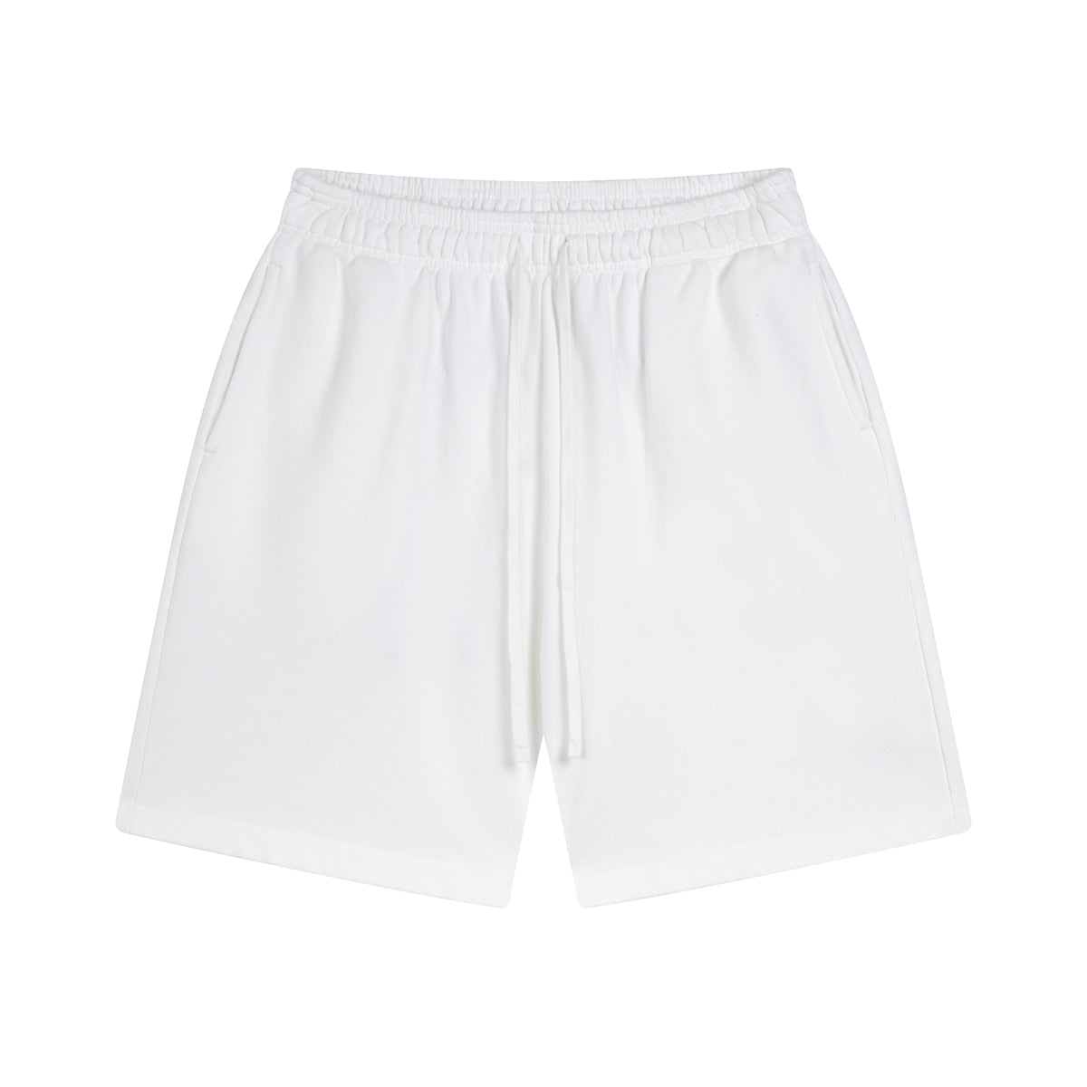 Stone Wash Thick Cotton Shorts-INNBLAC Fashion Apparel