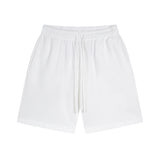 Stone Wash Thick Cotton Shorts-INNBLAC Fashion Apparel