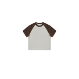 Children's Contrast Raglan Sleeve Tee-INNBLAC Fashion Apparel