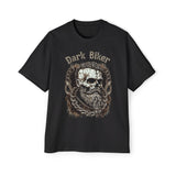 Skull Dark Biker Graphic Tee-INNBLAC Fashion Apparel