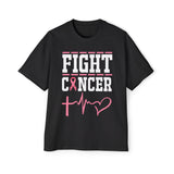 Fight Cancer Graphic Tee-INNBLAC Fashion Apparel