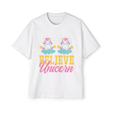 Believe Unicorn Graphic Tee-INNBLAC Fashion Apparel