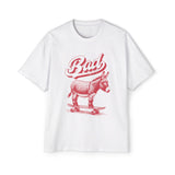 Bad Donkey On Skateboard Graphic Tee-INNBLAC Fashion Apparel