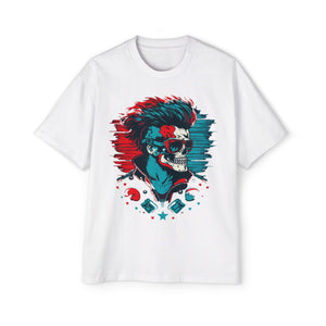 Fashionable Skull Graphic Tee-INNBLAC Fashion Apparel