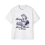 Baking Because Murder Is Wrong Graphic Tee-INNBLAC Fashion Apparel