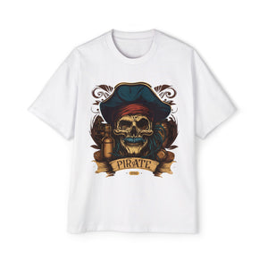 Skull Pirate Rum Graphic Tee-INNBLAC Fashion Apparel