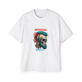 Musical Skull Graphic Tee-INNBLAC Fashion Apparel