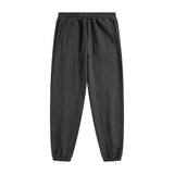 Solid Color Plush Lining Joggers-INNBLAC Fashion Apparel