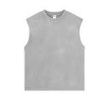 Acid Wash Sleeveless T Shirt 7.5oz-INNBLAC Fashion Apparel