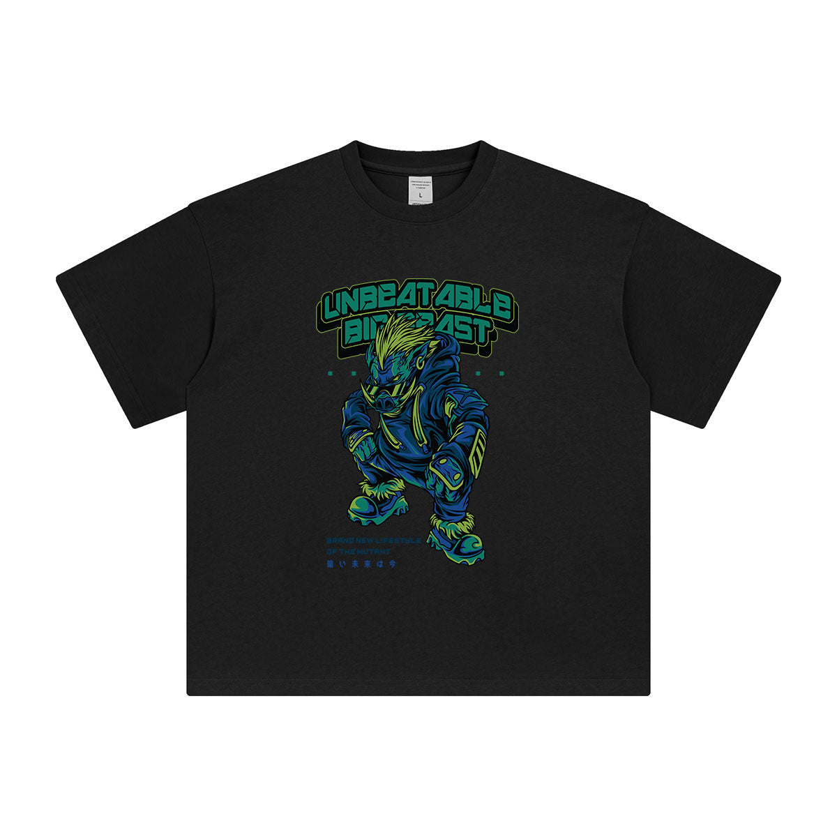 Big Beast Mutant Graphic Tee-INNBLAC Fashion Apparel