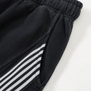 Side-Stripe Baggy Washed Track Pants-INNBLAC Fashion Apparel