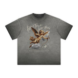 Heavyweight Cute Cupid Cartoon Graphic Tee-INNBLAC Fashion Apparel