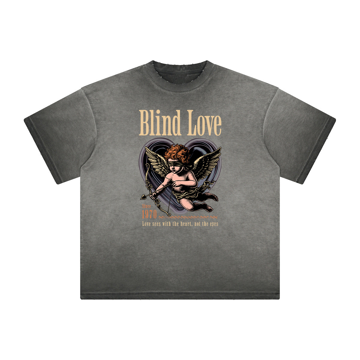 Heavyweight Cute Cupid Cartoon Graphic Tee-INNBLAC Fashion Apparel