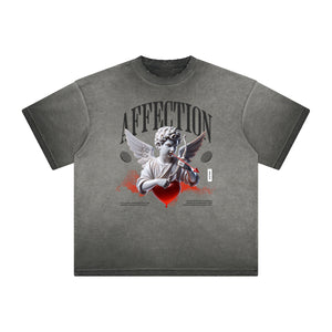 Heavyweight Cute Cupid Cartoon Graphic Tee-INNBLAC Fashion Apparel