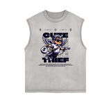 Cupid Sniper Graphic Tank Top-INNBLAC Fashion Apparel