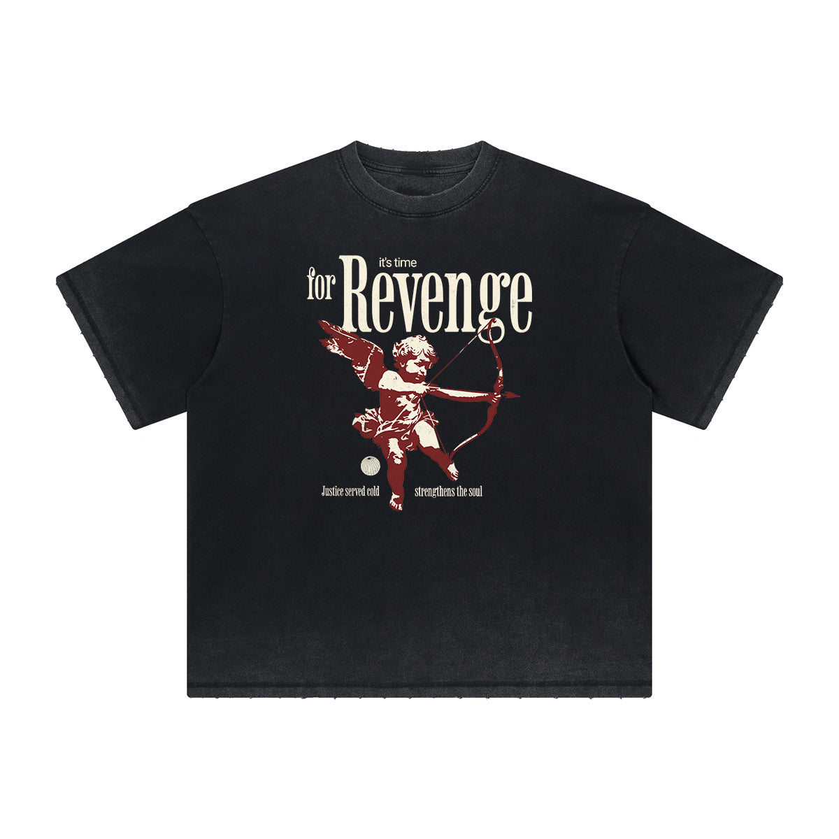 Heavyweight Cupid Sniper Graphic Tee-INNBLAC Fashion Apparel