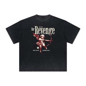 Heavyweight Cupid Sniper Graphic Tee-INNBLAC Fashion Apparel