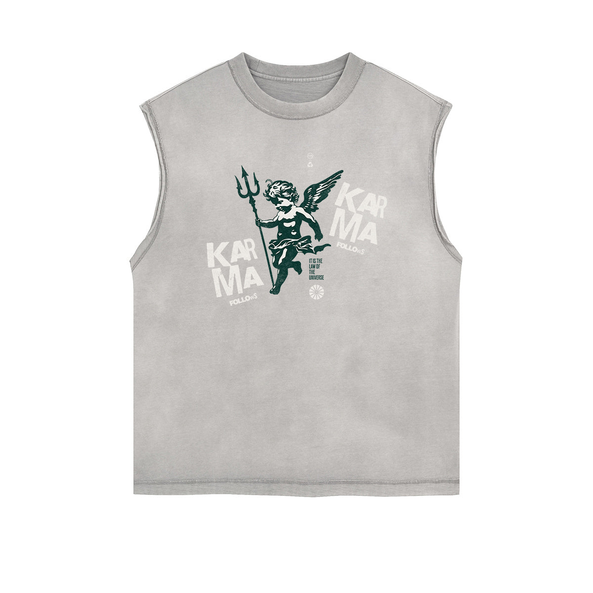 Cupid Sniper Graphic Tank Top-INNBLAC Fashion Apparel