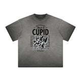 Faded Cupid Sniper Pattern Tee-INNBLAC Fashion Apparel