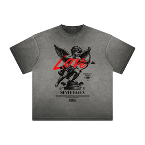 Faded Cupid Sniper Pattern Tee-INNBLAC Fashion Apparel