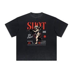 Heavyweight Cupid Sniper Graphic Tee-INNBLAC Fashion Apparel