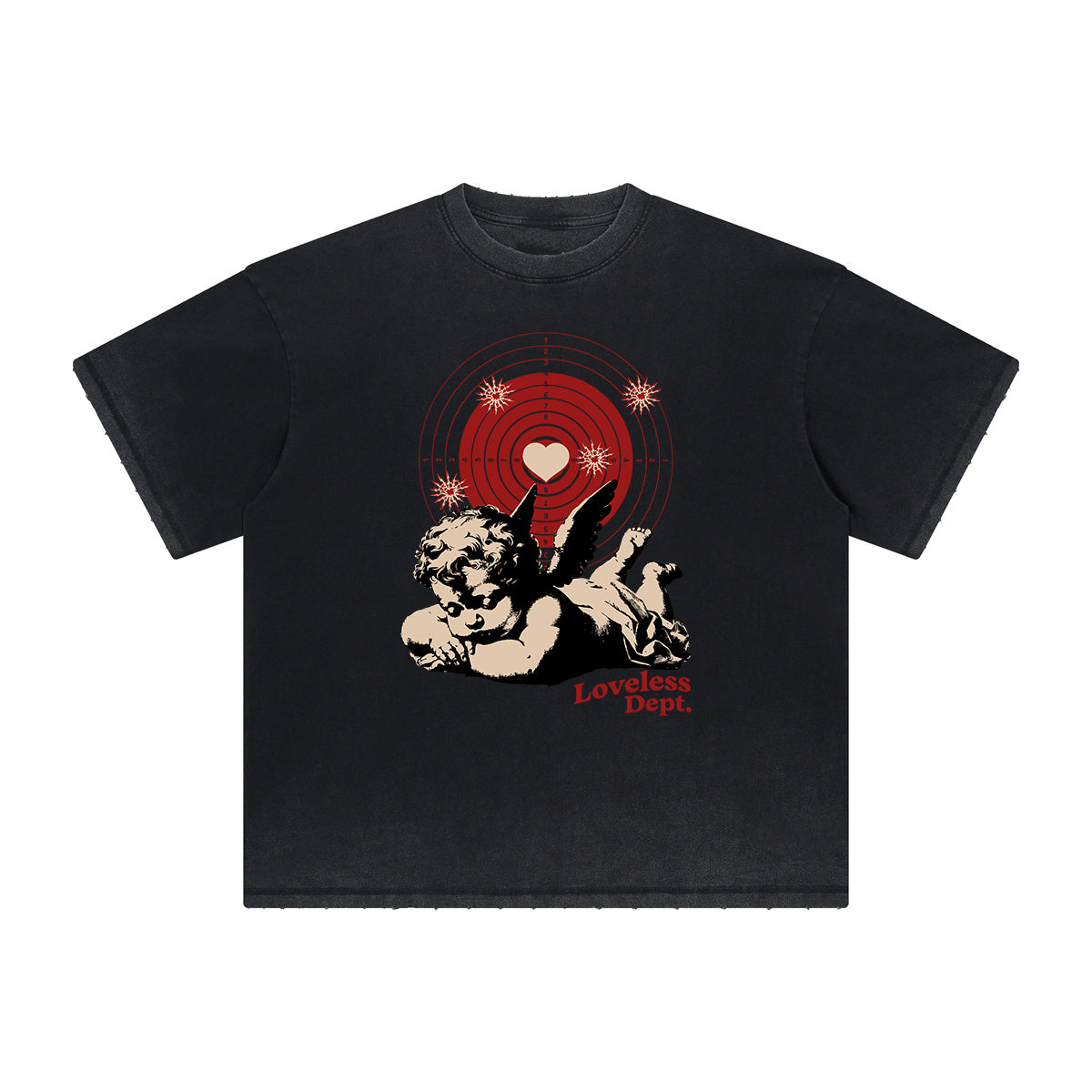 Heavyweight Cupid Sniper Graphic Tee-INNBLAC Fashion Apparel