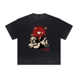 Heavyweight Cupid Sniper Graphic Tee-INNBLAC Fashion Apparel