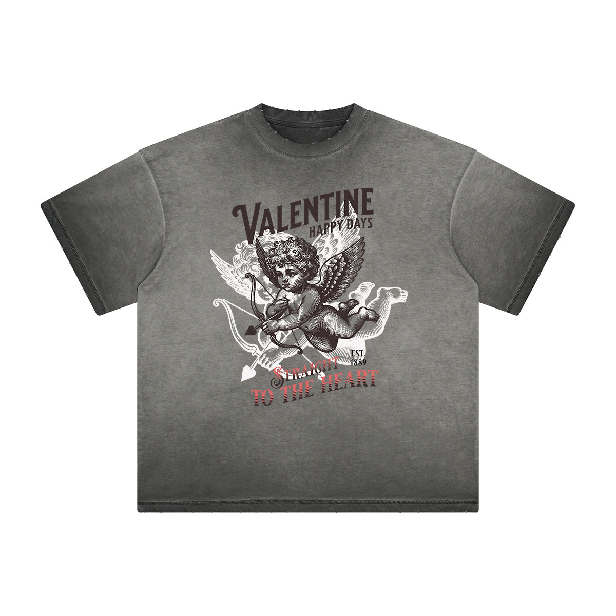 Heavyweight Cupid Sniper Streetwear Graphic Tee-INNBLAC Fashion Apparel