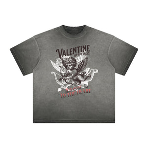 Heavyweight Cupid Sniper Streetwear Graphic Tee-INNBLAC Fashion Apparel