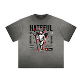 Heavyweight Cupid Sniper Streetwear Graphic Tee-INNBLAC Fashion Apparel