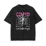 Cupid Sniper Streetwear Graphic Tee-INNBLAC Fashion Apparel