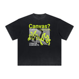 Heavyweight Abstract Street Fashion Pattern Tee-INNBLAC Fashion Apparel