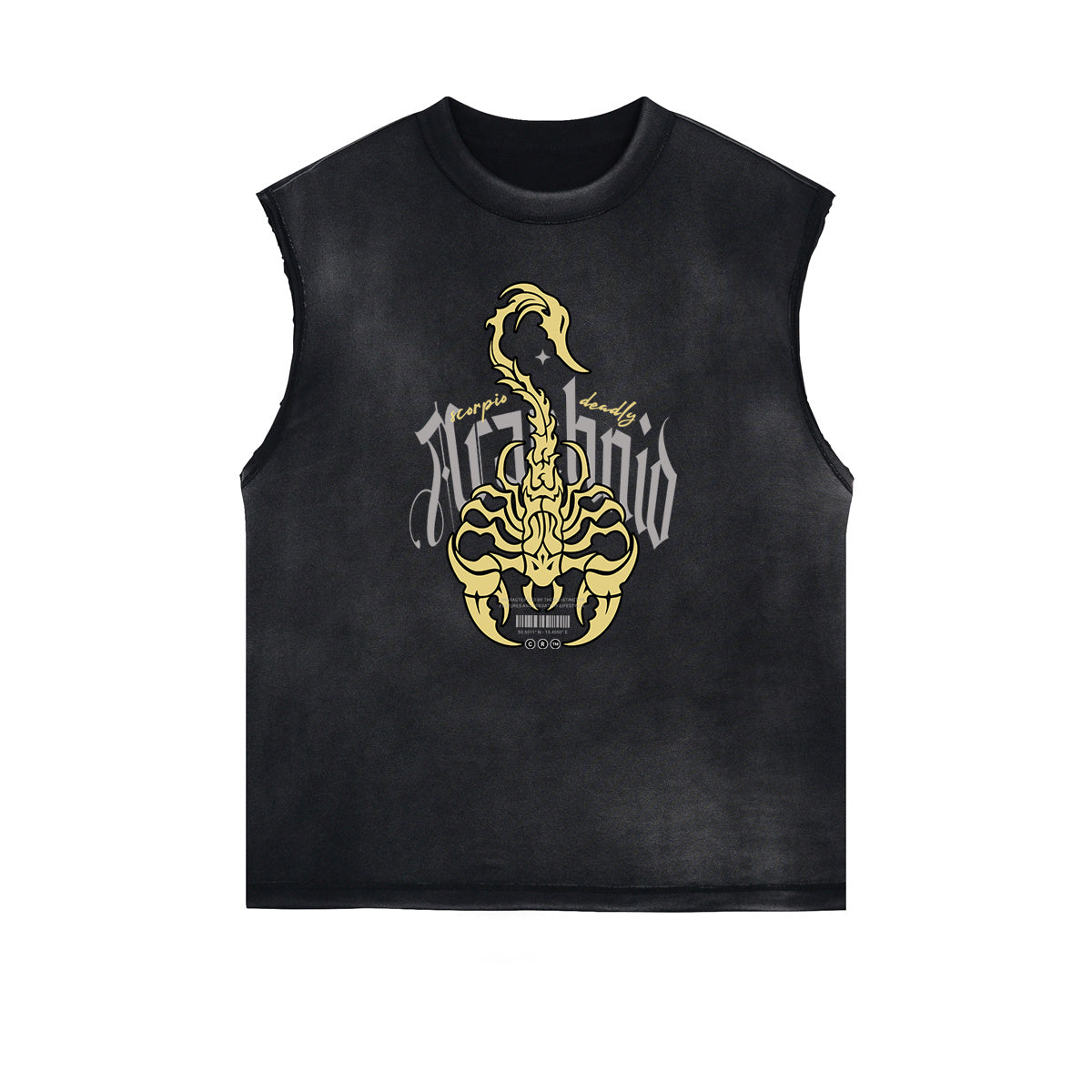 Washed Streetwear Street Pattern Tank Top-INNBLAC Fashion Apparel