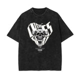 Washed Street Style Graphic T Shirt-INNBLAC Fashion Apparel