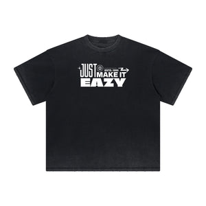 Washed Streetwear Street Pattern Tee-INNBLAC Fashion Apparel