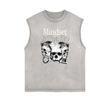 Street Style Abstract Graphic Tank Top-INNBLAC Fashion Apparel