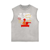 Street Style Abstract Graphic Tank Top-INNBLAC Fashion Apparel