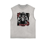 Street Style Abstract Graphic Tank Top-INNBLAC Fashion Apparel