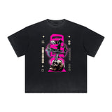 Heavyweight Street Style Abstract Graphic Tee-INNBLAC Fashion Apparel