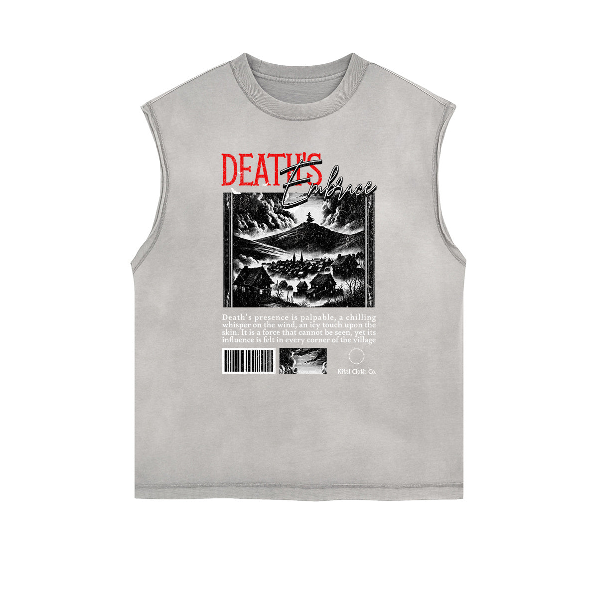 Washed Streetwear Aesthetic Graphic Tank Top-INNBLAC Fashion Apparel