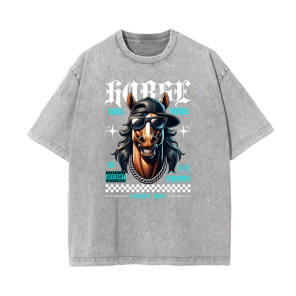 Gray Streetwear Inspired Graphic Tee-INNBLAC Fashion Apparel