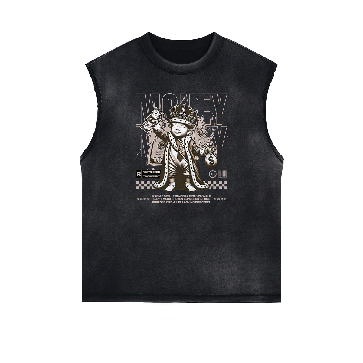 Edgy Street Style Graphic Tank Top-INNBLAC Fashion Apparel