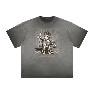 Heavyweight Edgy Street Style Graphic Tee-INNBLAC Fashion Apparel