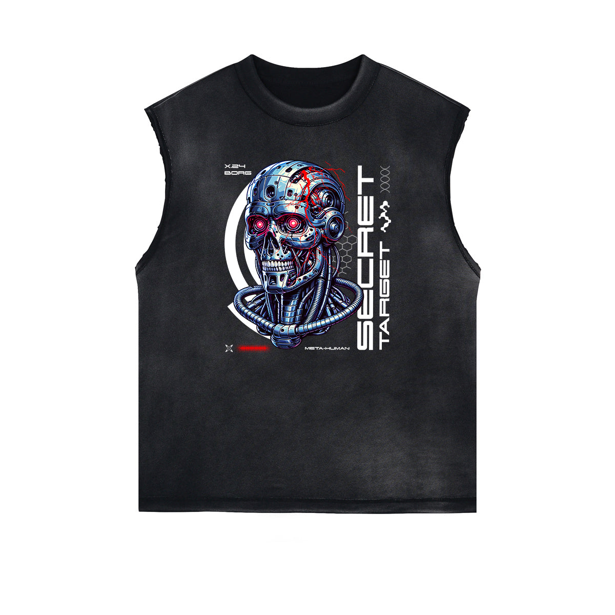 Edgy Street Style Graphic Tank Top-INNBLAC Fashion Apparel